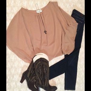 Chiffon Navici Blouse Small/Medium size 2 NWT